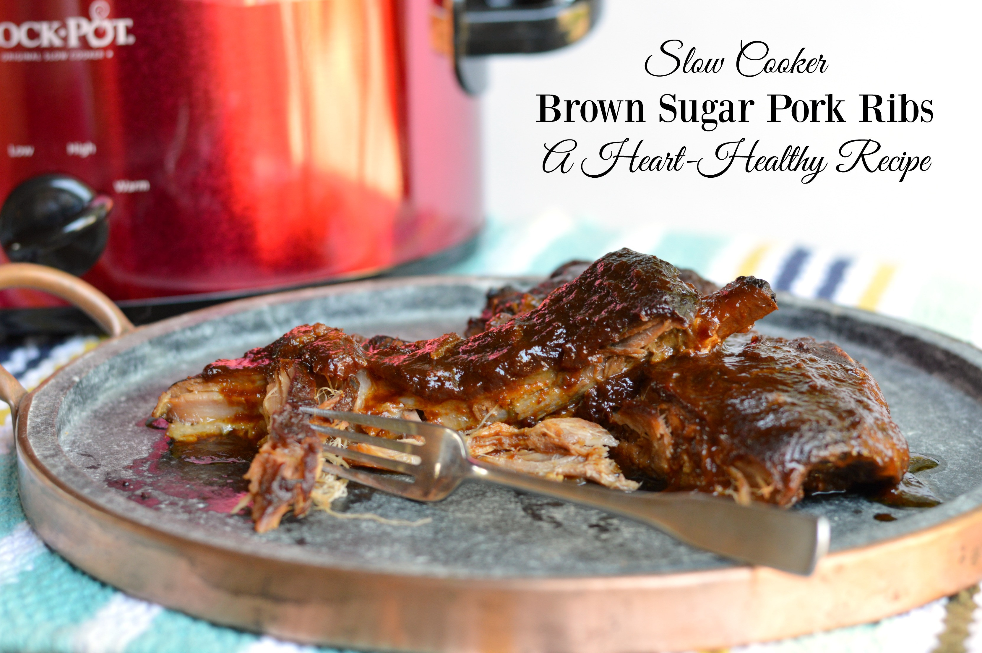 Slow Cook Pork Ribs
 Slow Cooker Brown Sugar Pork Ribs A Heart Healthy Recipe