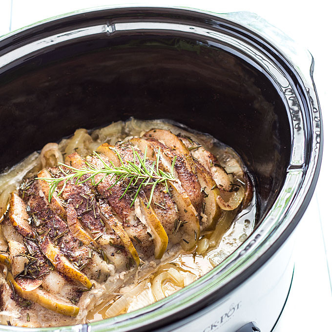 Slow Cook Pork Tenderloin
 slow cooker pork tenderloin apple