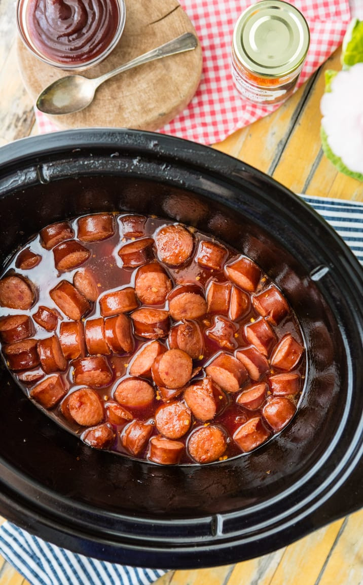 Slow Cooker Appetizers
 Crock Pot Kielbasa Sausage Bites Appetizer The Cookie