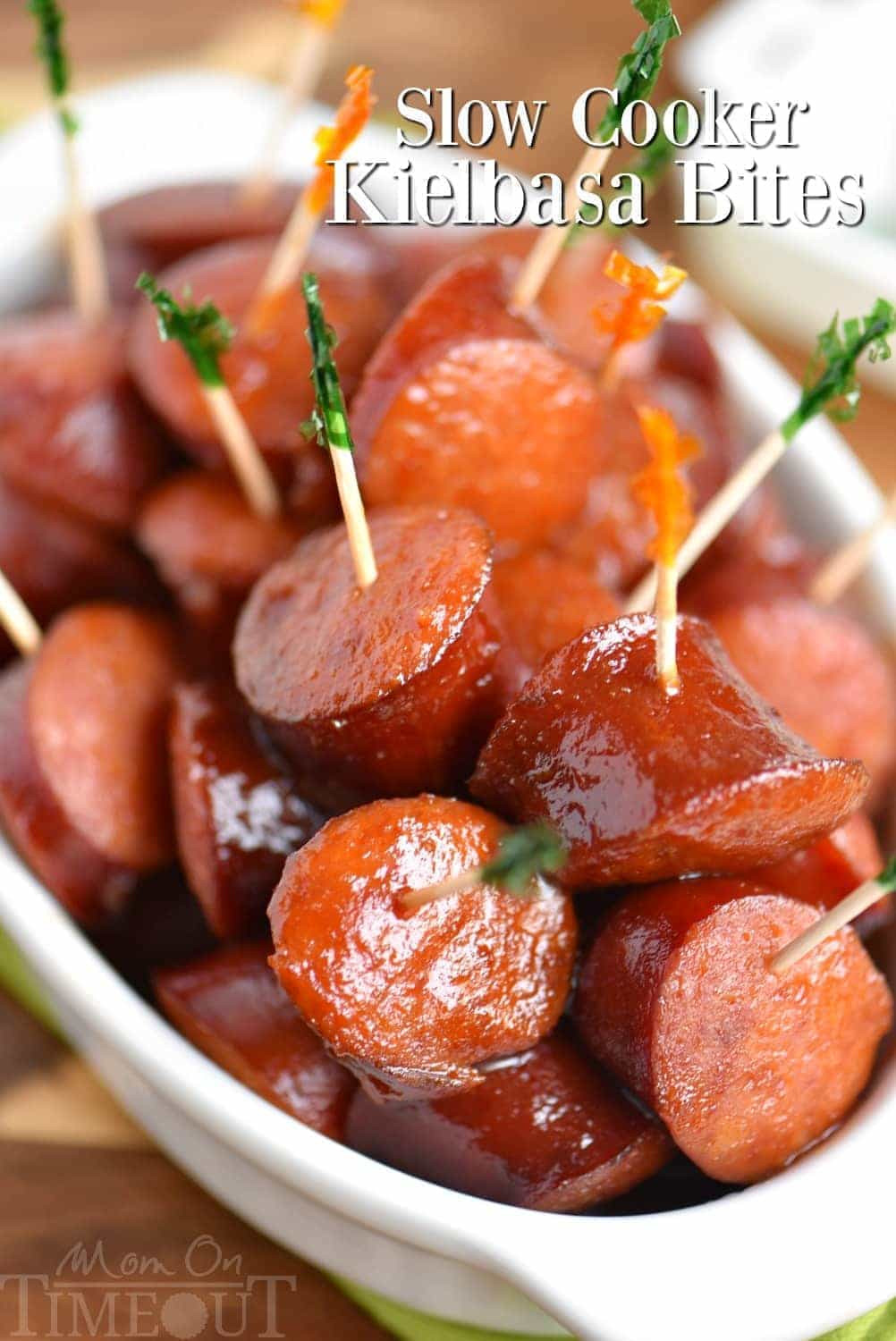 Slow Cooker Appetizers
 Slow Cooker Kielbasa Bites Mom Timeout