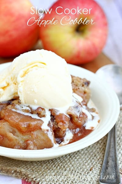 Slow Cooker Apple Cobbler
 Slow Cooker Apple Cobbler