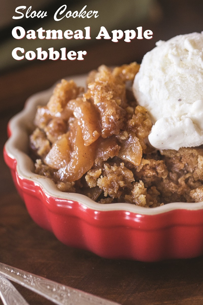 Slow Cooker Apple Cobbler
 Slow Cooker Apple Cobbler Recipe Dairy Free & Vegan