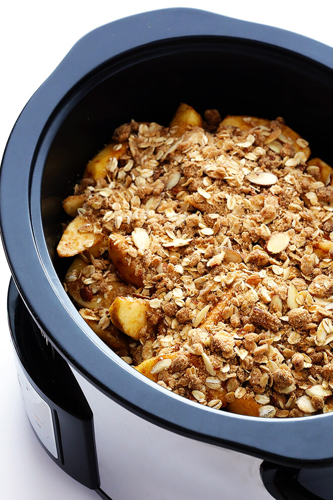 Slow Cooker Apple Cobbler
 Slow Cooker Apple Crisp