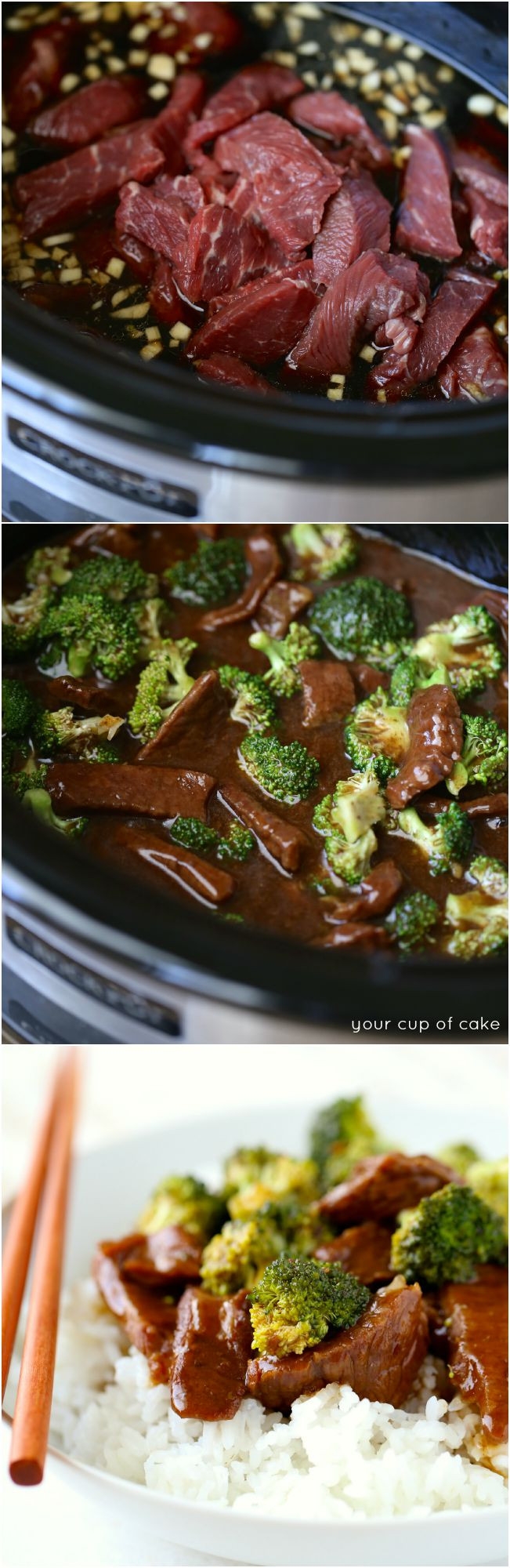 Slow Cooker Beef And Broccoli
 Slow Cooker Beef and Broccoli Your Cup of Cake