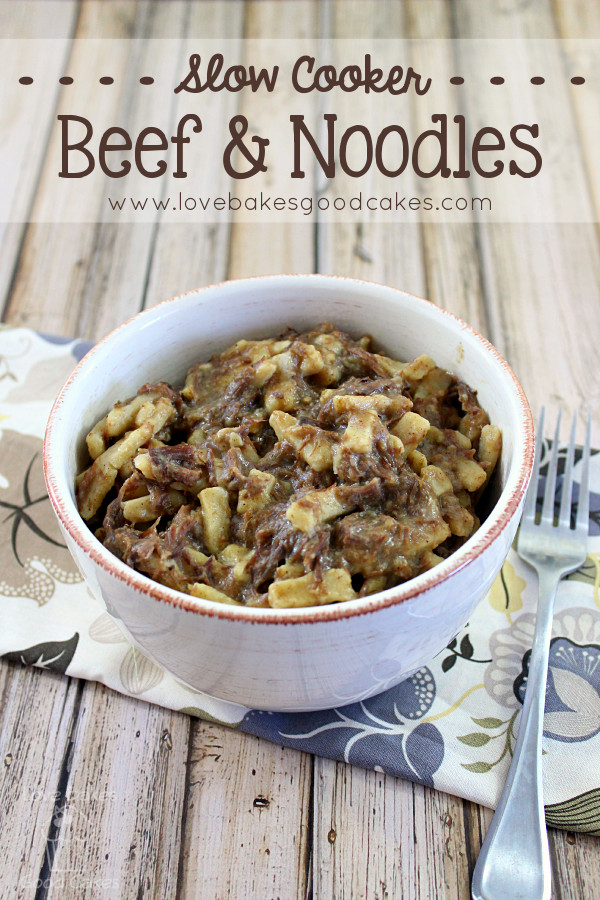Slow Cooker Beef And Noodles
 Slow Cooker Chicken and Dumplings