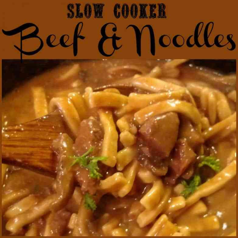 Slow Cooker Beef And Noodles
 Crock Pot Beef and Noodles Slow Cooker Kitchen