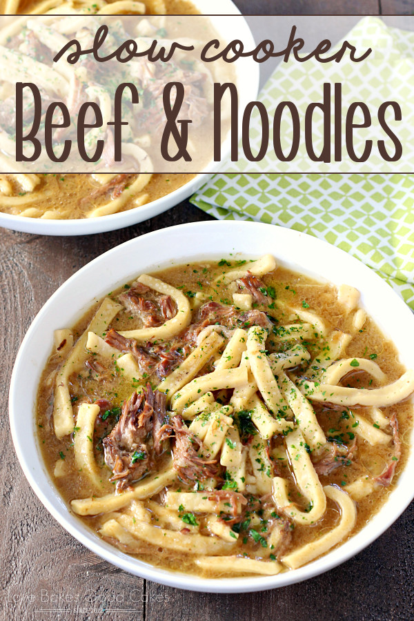 Slow Cooker Beef And Noodles
 Slow Cooker Beef and Noodles
