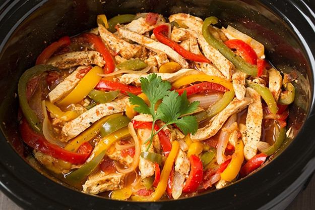 Slow Cooker Beef Fajitas
 Slow Cooker Chicken Fajitas Cooking Classy