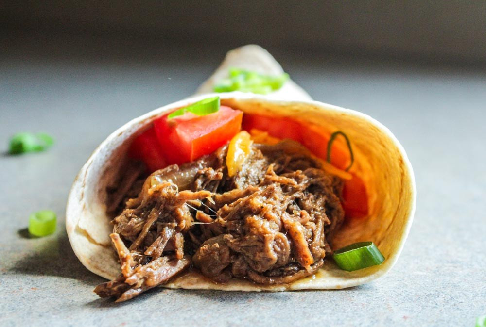 Slow Cooker Beef Fajitas
 Shredded Slow Cooker Beef Fajitas Lisa G Cooks