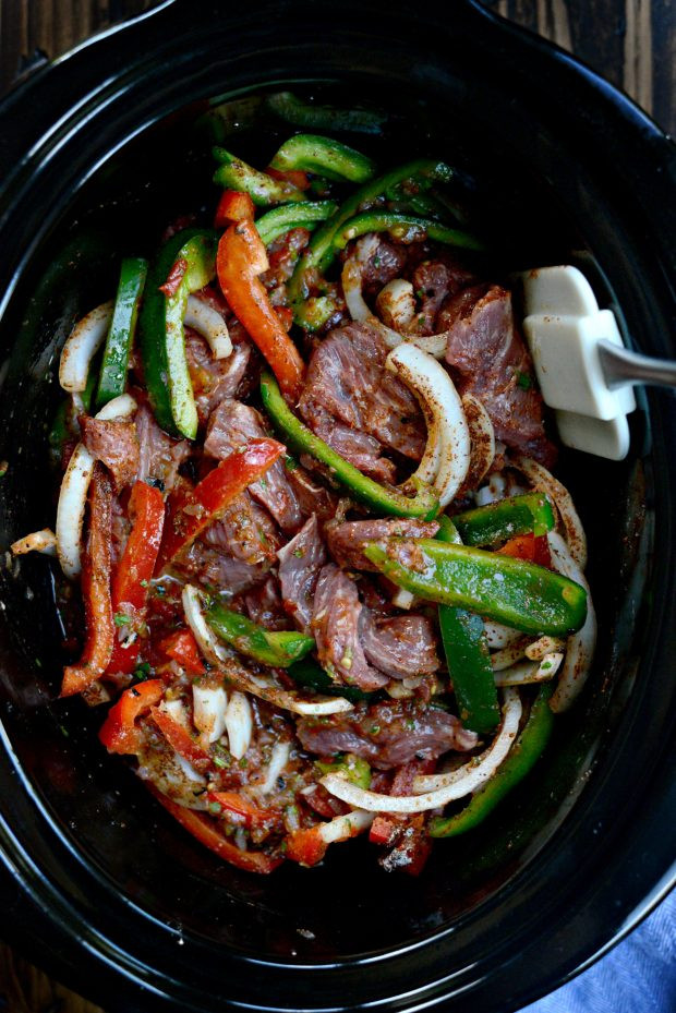 Slow Cooker Beef Fajitas
 slow cooker beef fajitas