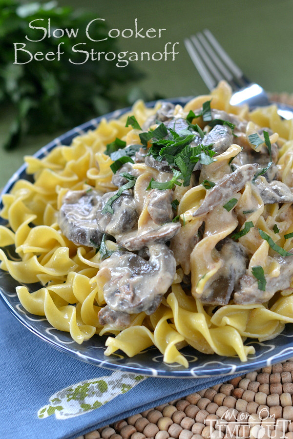 Slow Cooker Beef Stroganoff
 Slow Cooker Beef Stroganoff Mom Timeout