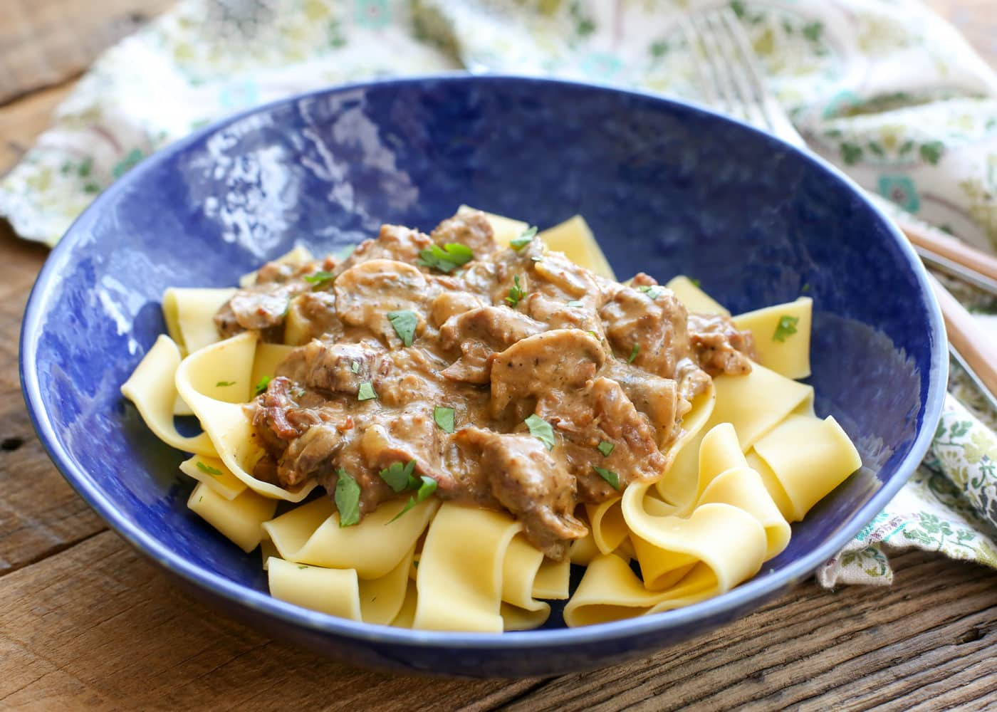 Slow Cooker Beef Stroganoff
 Slow Cooker Beef Stroganoff