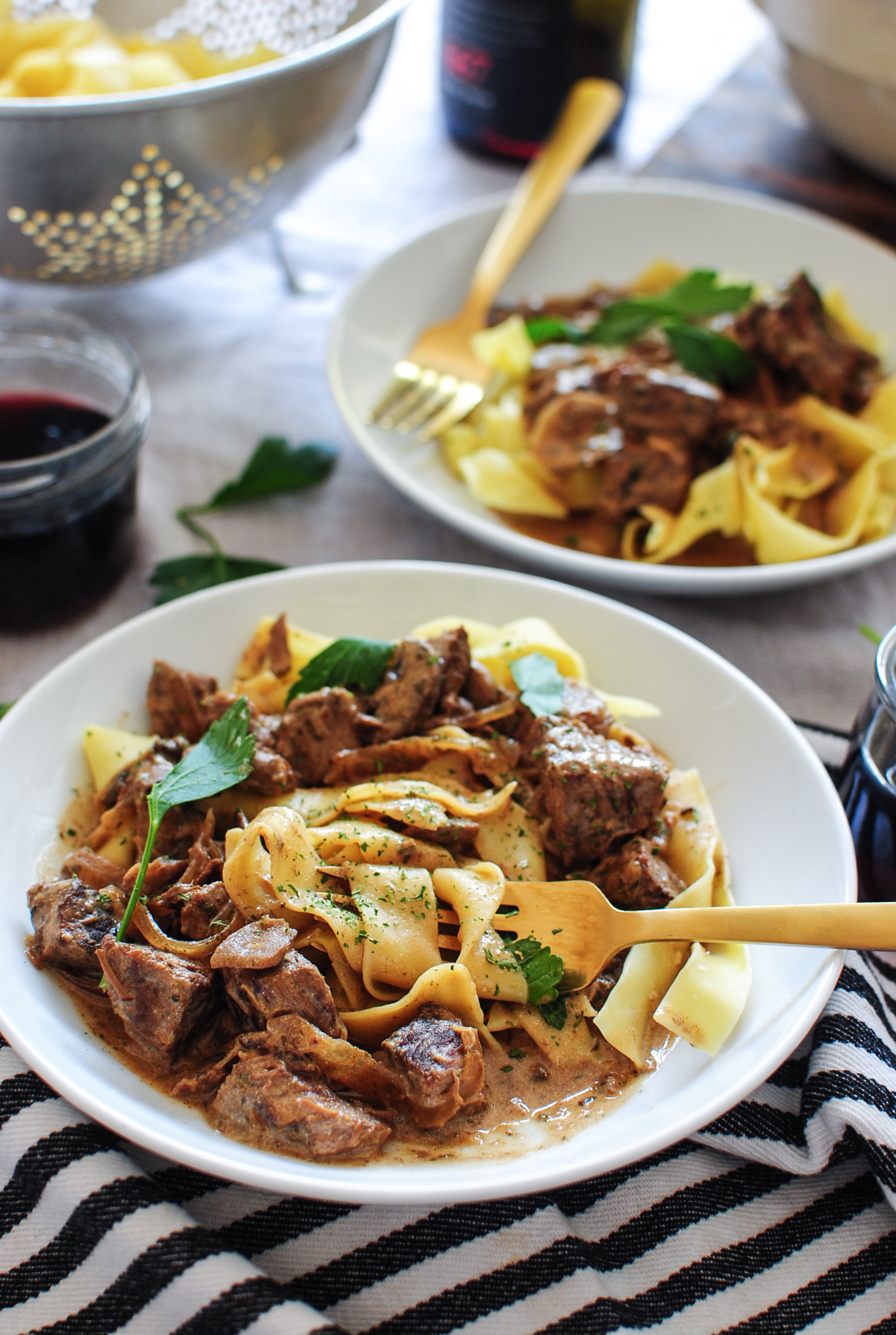 Slow Cooker Beef Stroganoff
 Slow Cooker Beef Stroganoff