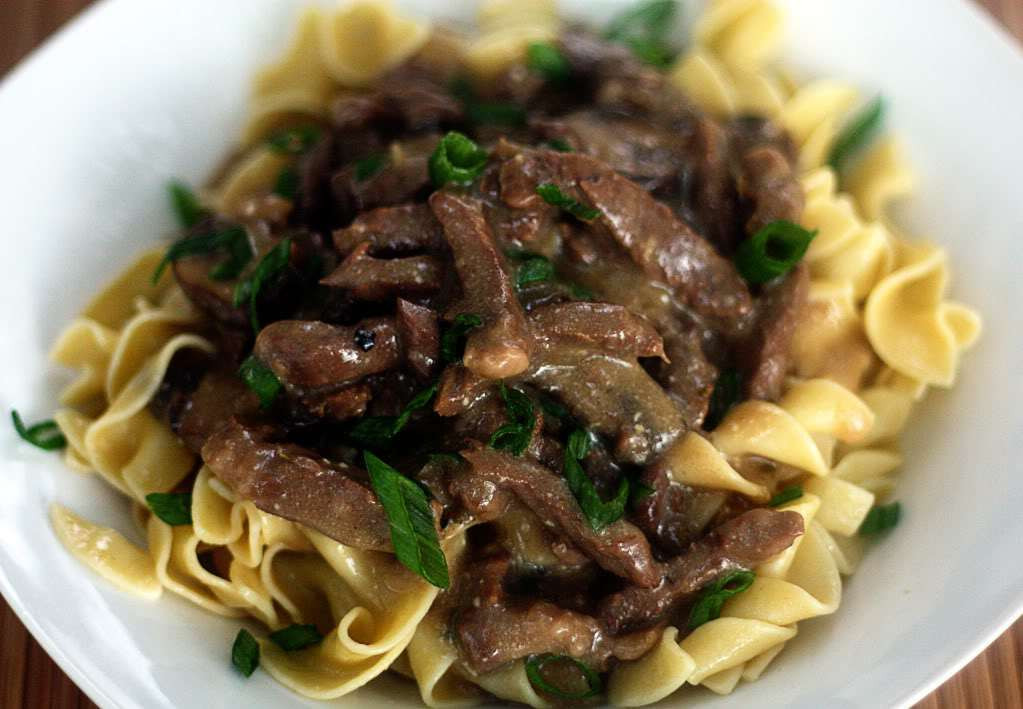 Slow Cooker Beef Stroganoff
 Weekly Dinner Menu Week 2