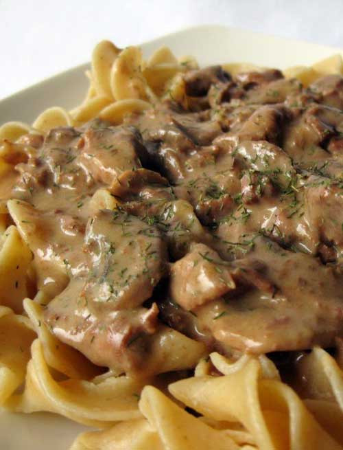 Slow Cooker Beef Stroganoff
 Slow Cooker Beef Stroganoff