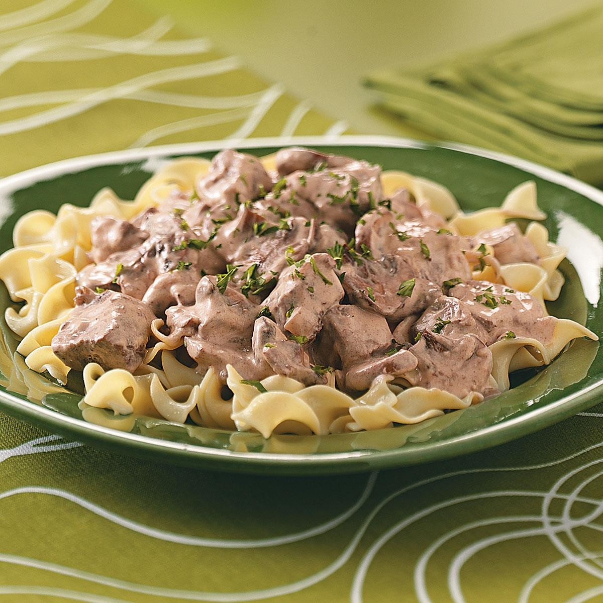 Slow Cooker Beef Stroganoff
 Slow Cooker Beef Stroganoff Recipe