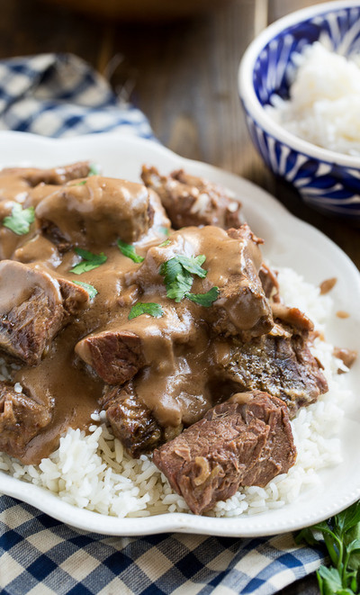 Slow Cooker Beef Tips And Gravy
 Slow Cooker Beef Tips and Gravy