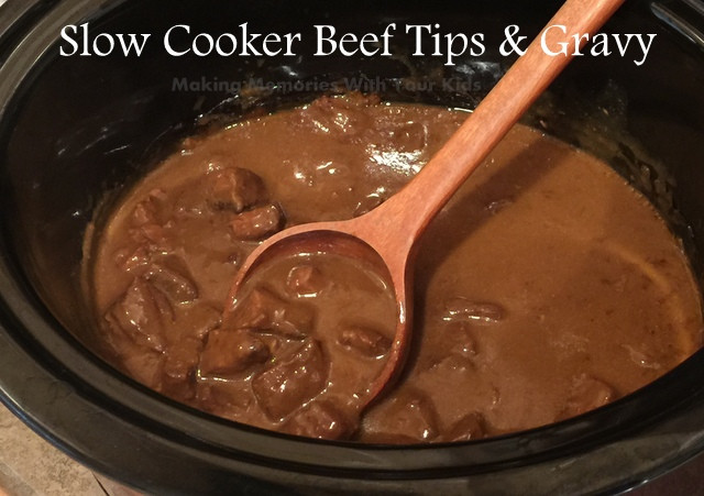 Slow Cooker Beef Tips And Gravy
 slow cooker steak and gravy