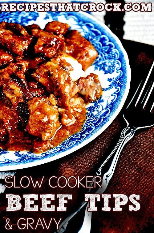 Slow Cooker Beef Tips And Gravy
 Slow Cooker Beef Tips and Gravy Recipes That Crock