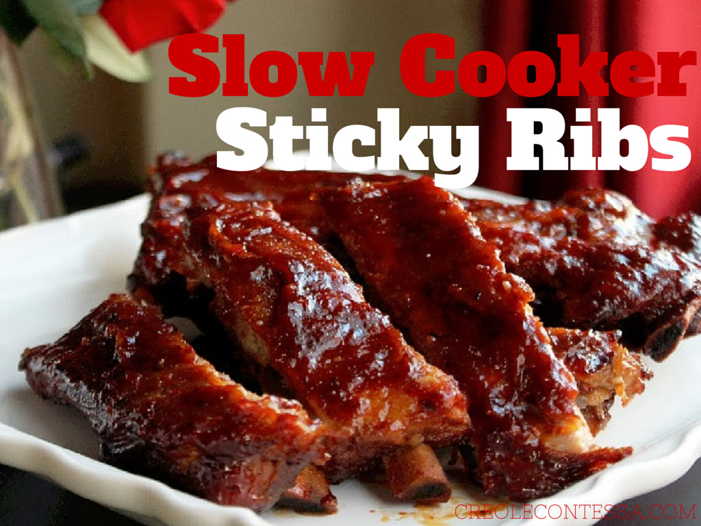 Slow Cooker Boneless Pork Ribs Not Bbq
 Slow Cooker Sticky Ribs Creole Contessa