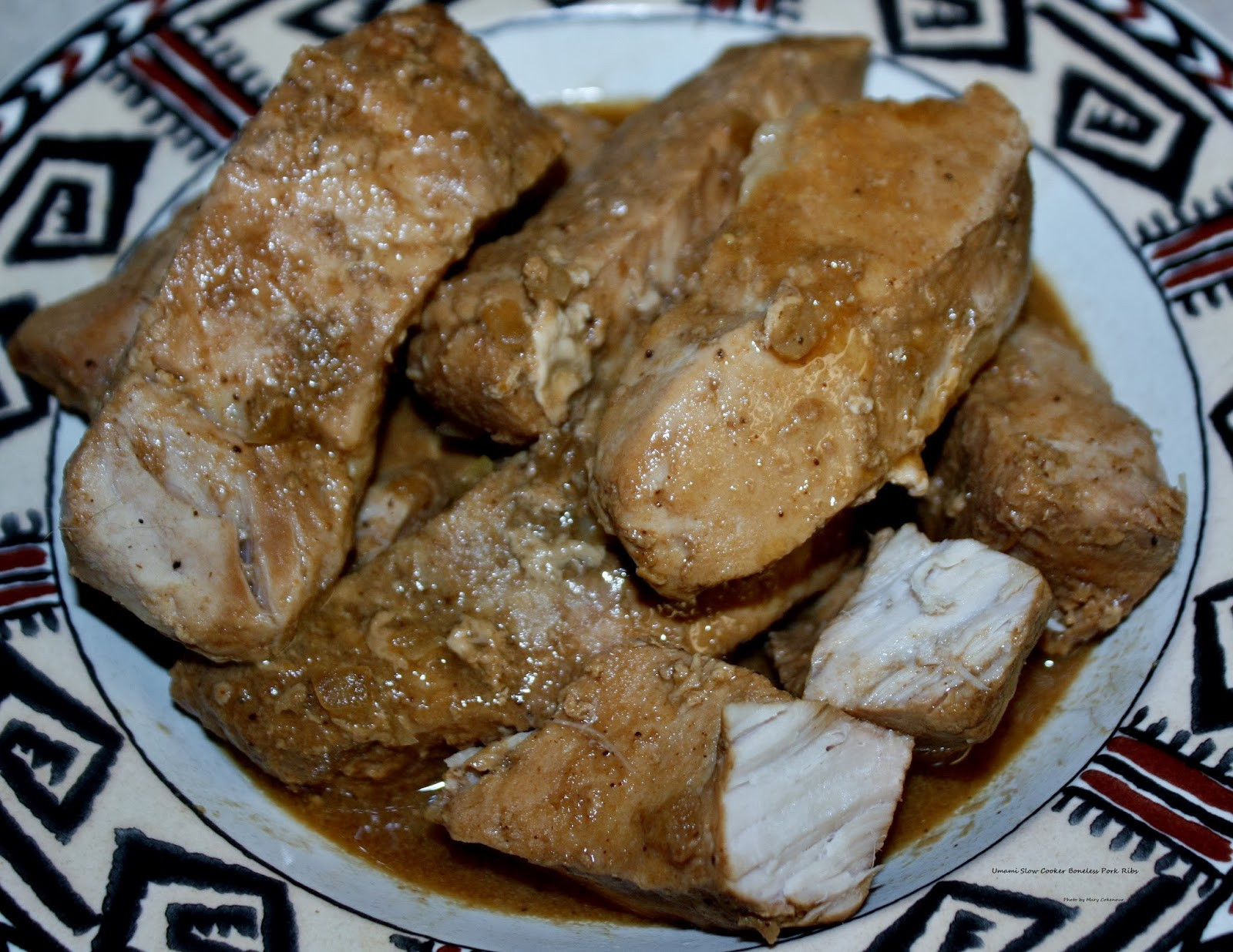 Slow Cooker Boneless Pork Ribs
 Food Adventures of a fort Cook Umami Slow Cooker