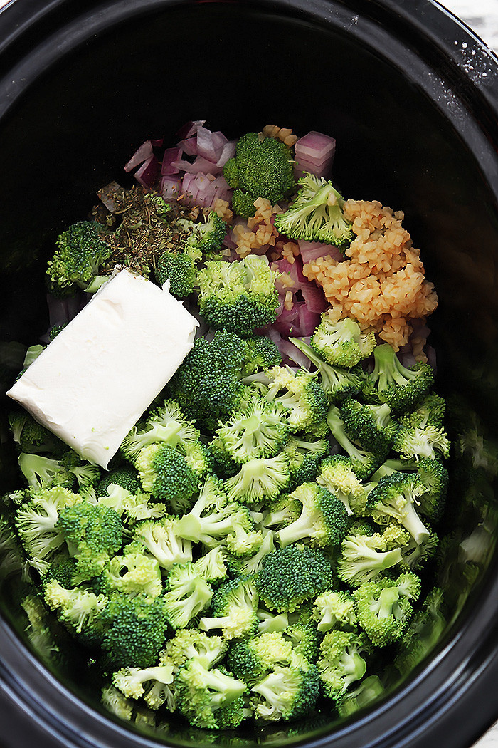 Slow Cooker Broccoli Cheddar Soup
 Slow Cooker Broccoli Cheese Soup Creme De La Crumb