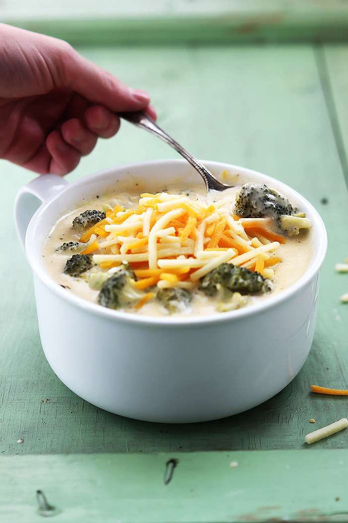 Slow Cooker Broccoli Cheddar Soup
 Slow Cooker Broccoli Cheese Soup Creme De La Crumb