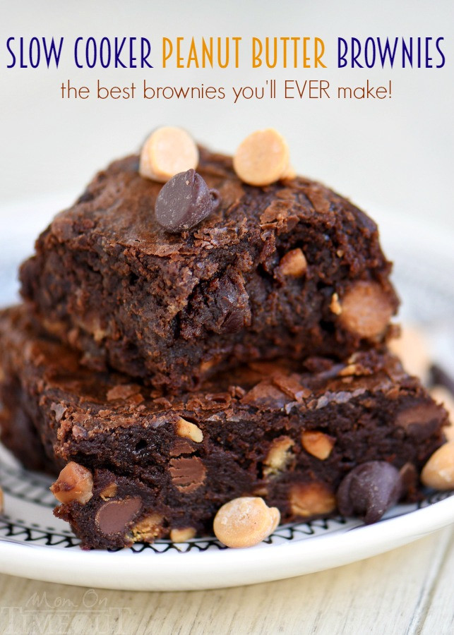 Slow Cooker Brownies
 Slow Cooker Peanut Butter Brownies Mom Timeout