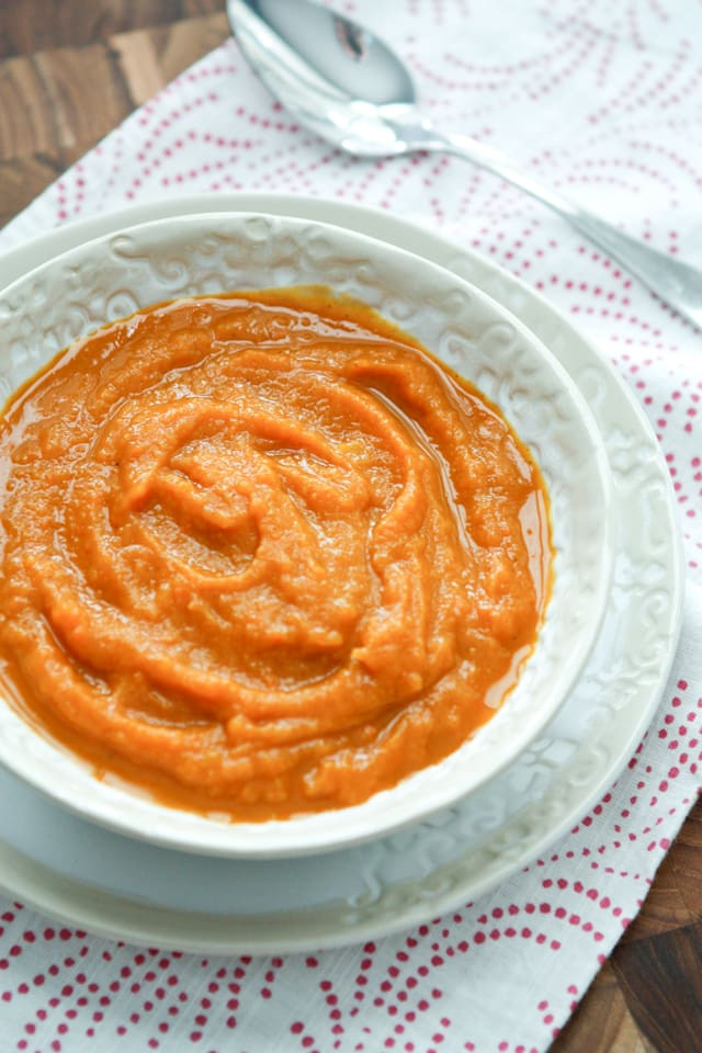 Slow Cooker Butternut Squash Soup
 Slow Cooker Curried Butternut Squash Soup