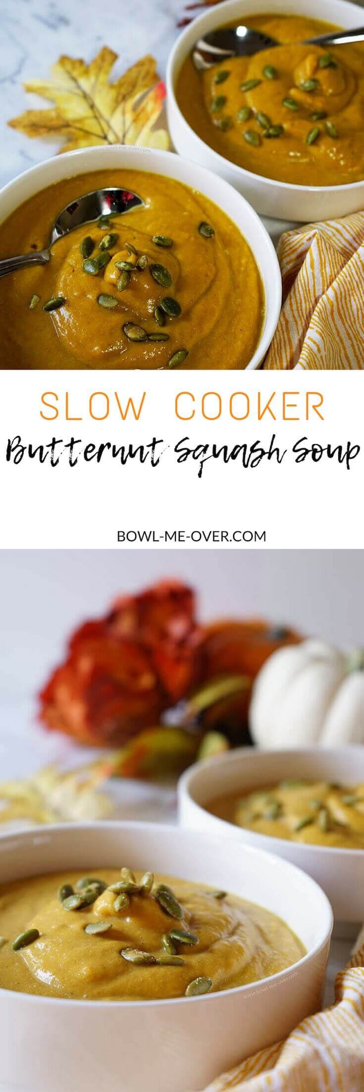 Slow Cooker Butternut Squash Soup
 Slow Cooker Butternut Squash Soup creamy rich velvety