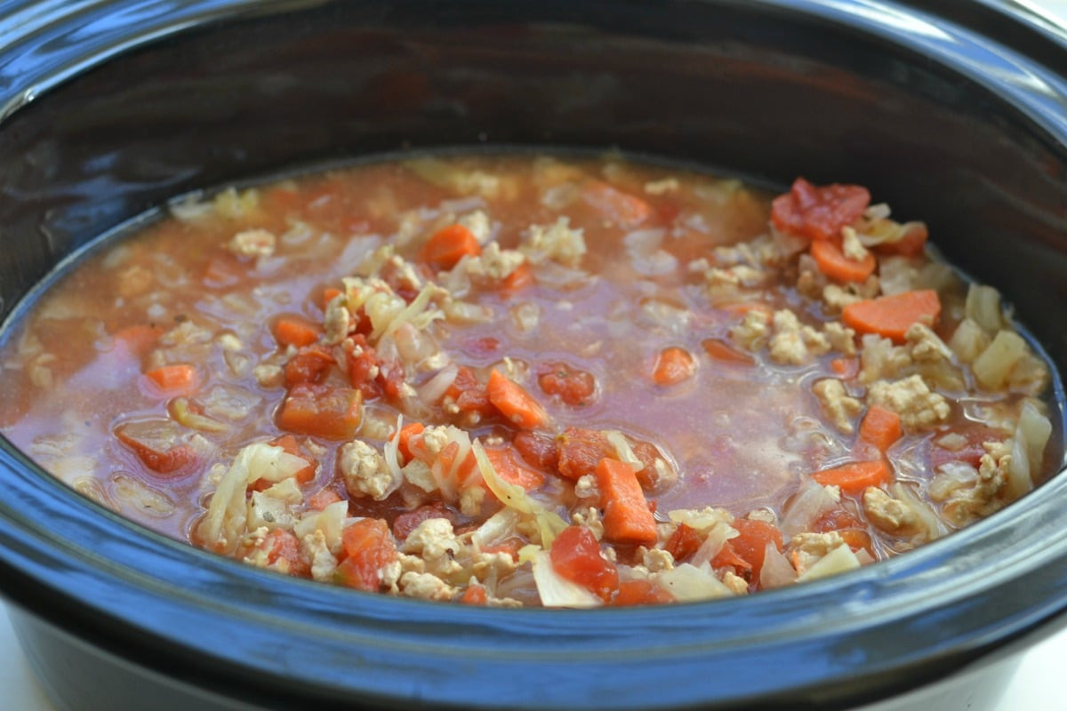 Slow Cooker Cabbage Soup
 Slow Cooker Turkey Cabbage Soup