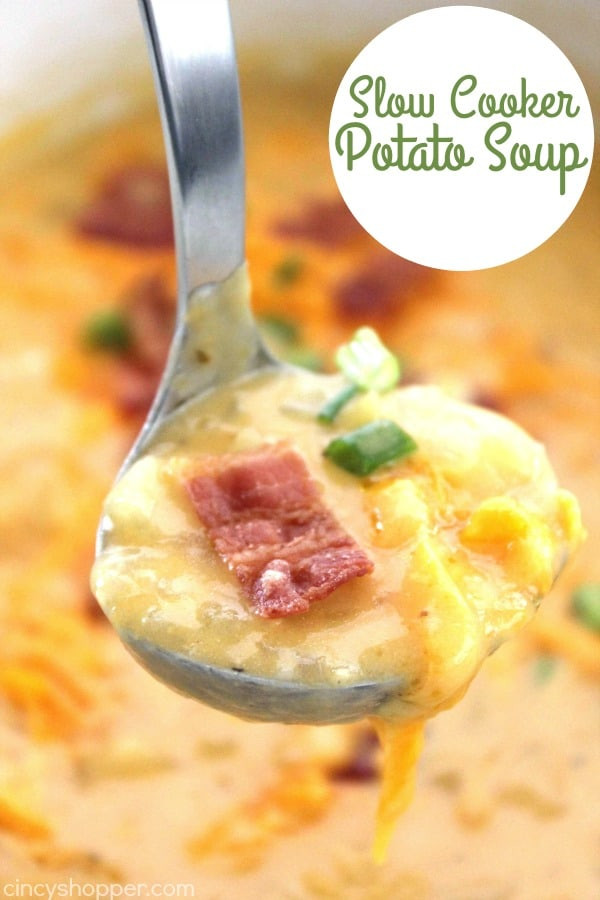 Slow Cooker Cheesy Potato Soup
 Slow Cooker Potato Soup CincyShopper