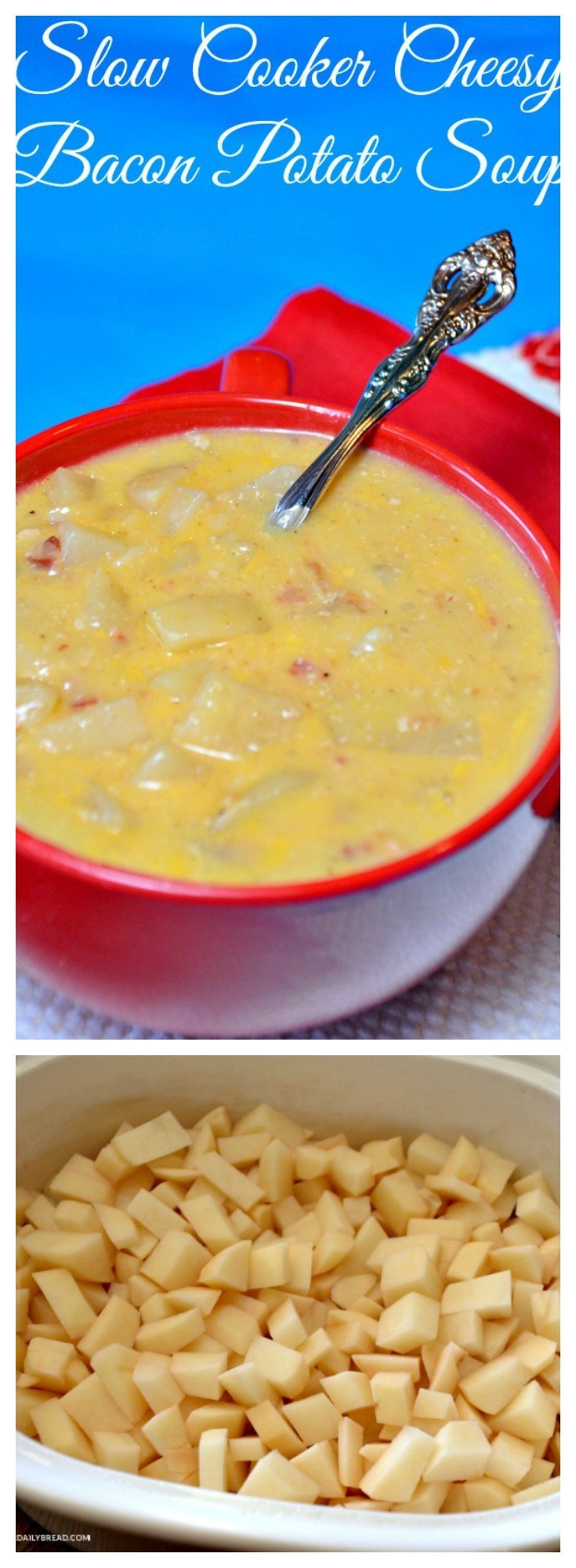 Slow Cooker Cheesy Potato Soup
 Cheesy Potato Soup Slow Cooker does all the work