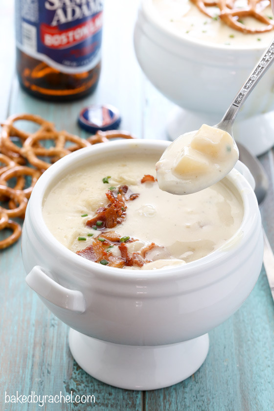 Slow Cooker Cheesy Potato Soup
 Slow Cooker Cheesy Beer and Potato Soup