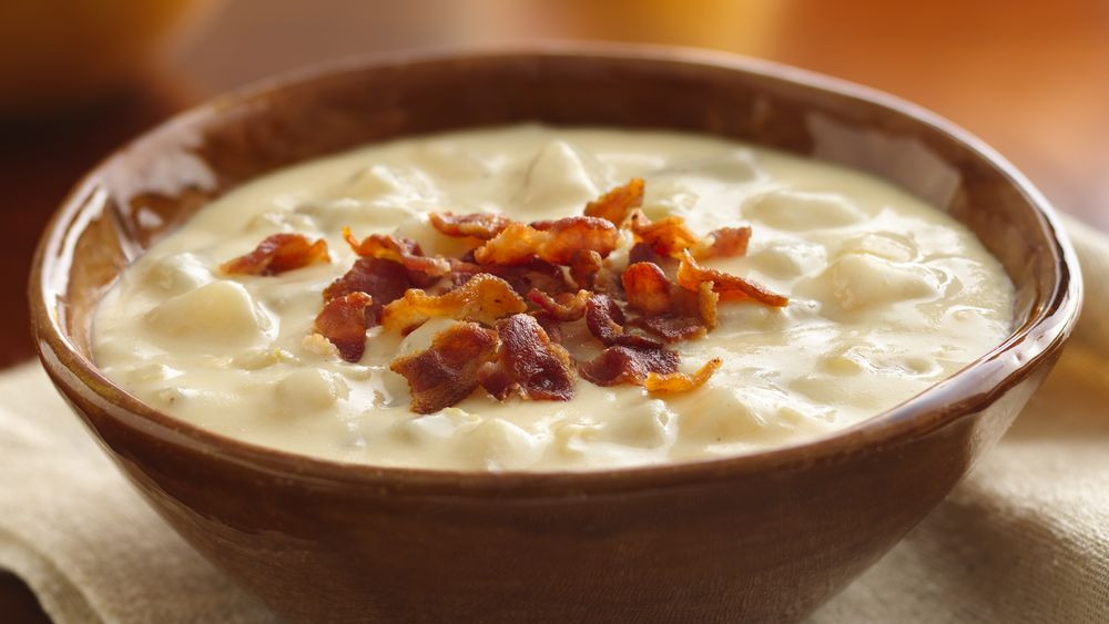 Slow Cooker Cheesy Potato Soup
 Cheesy Potato Soup recipe from Pillsbury