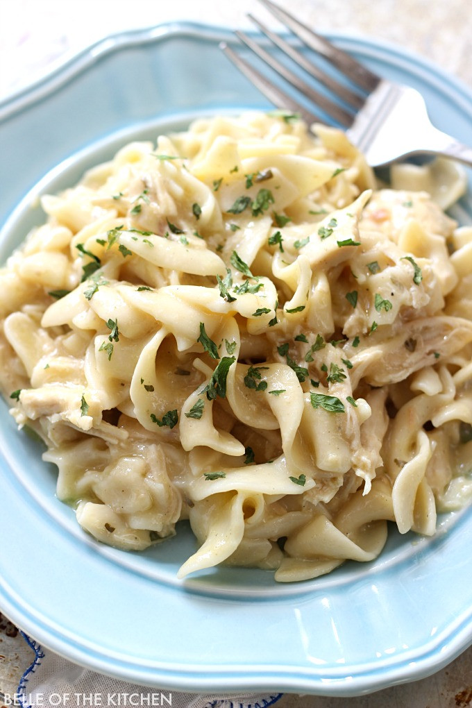 Slow Cooker Chicken And Noodles
 chicken and noodles recipe slow cooker