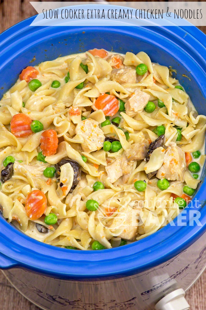 Slow Cooker Chicken And Noodles
 Slow Cooker Extra Creamy Chicken and Noodles The
