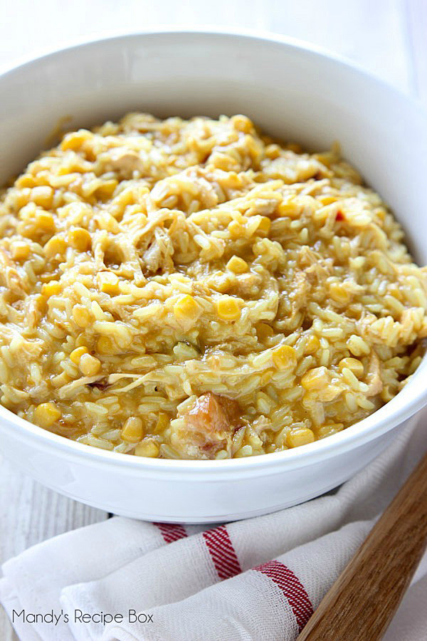 Slow Cooker Chicken And Rice Casserole
 Slow Cooker Cheesy Rice and Chicken Casserole