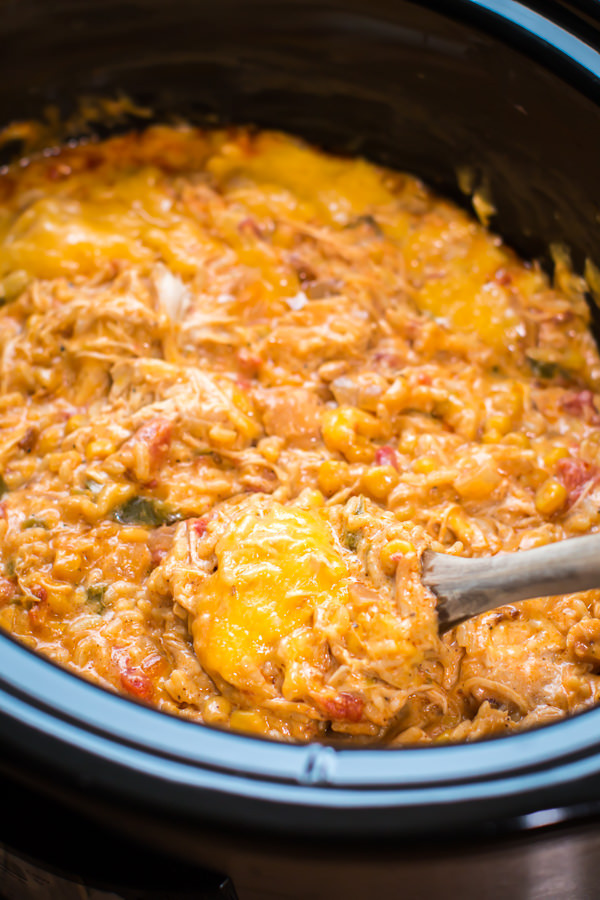 Slow Cooker Chicken And Rice Casserole
 Slow Cooker Fiesta Chicken and Rice Casserole The