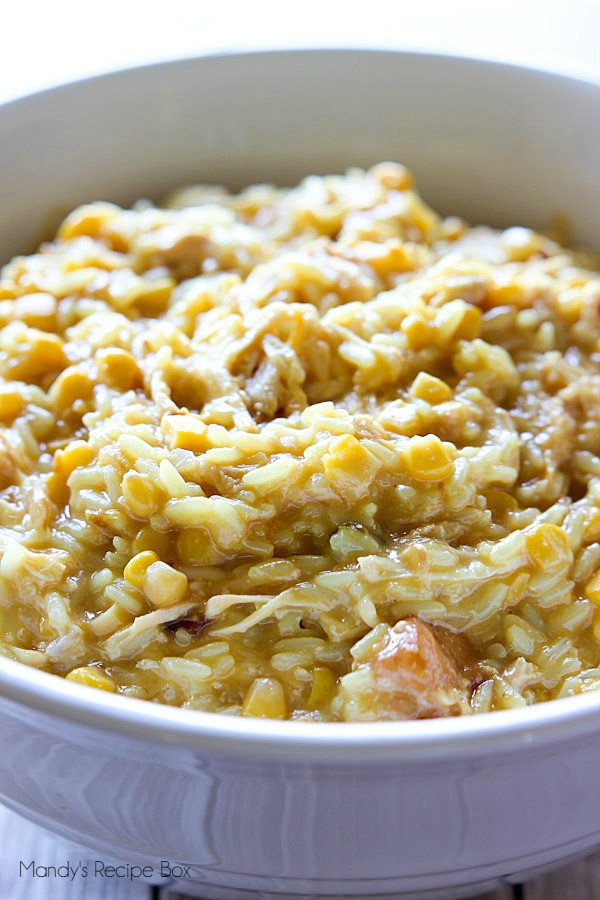 Slow Cooker Chicken And Rice Casserole
 Slow Cooker Cheesy Rice and Chicken Casserole