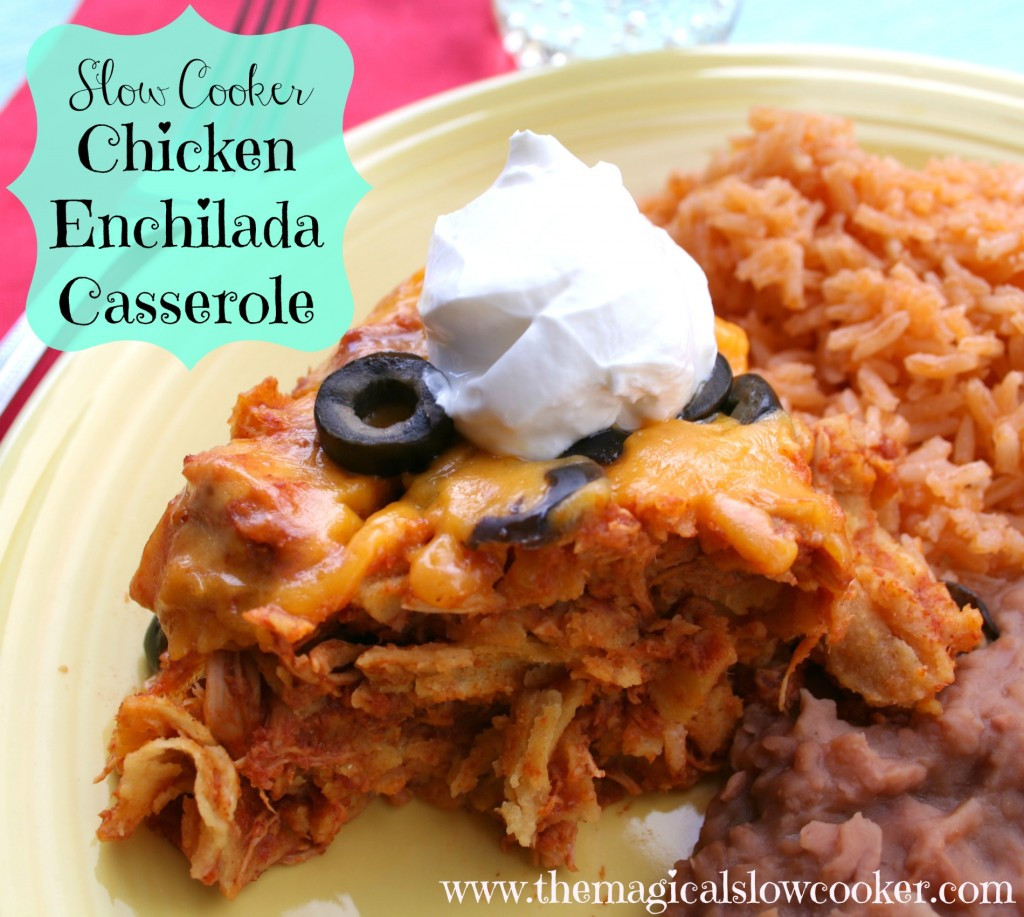 Slow Cooker Chicken Enchilada Casserole
 Slow Cooker Creamy Italian Chicken Spaghetti The Magical