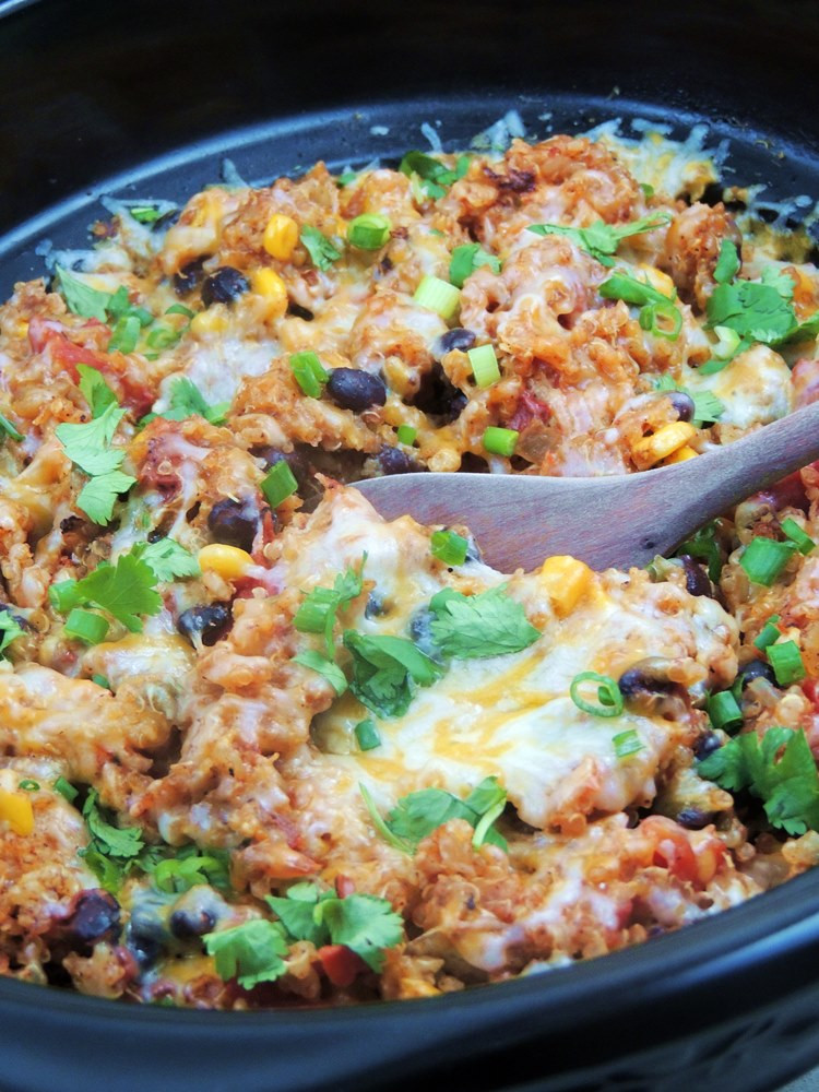 Slow Cooker Chicken Enchiladas
 Slow Cooker Chicken Enchilada Quinoa