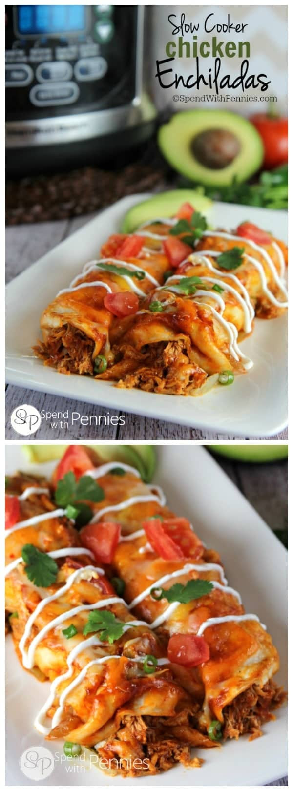 Slow Cooker Chicken Enchiladas
 Slow Cooker Chicken Enchiladas Recipe