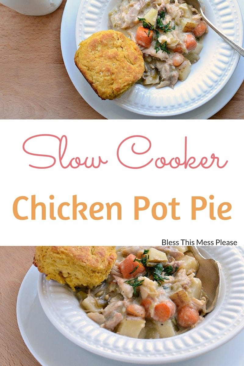 Slow Cooker Chicken Pot Pie Real Simple
 Slow Cooker Chicken Pot Pie Bless This Mess