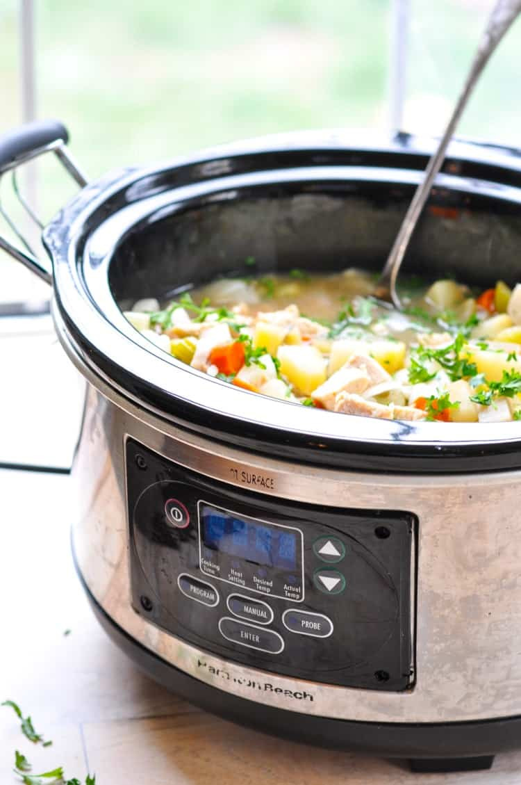 Slow Cooker Chicken Recipes Healthy
 Healthy Slow Cooker Chicken Stew The Seasoned Mom