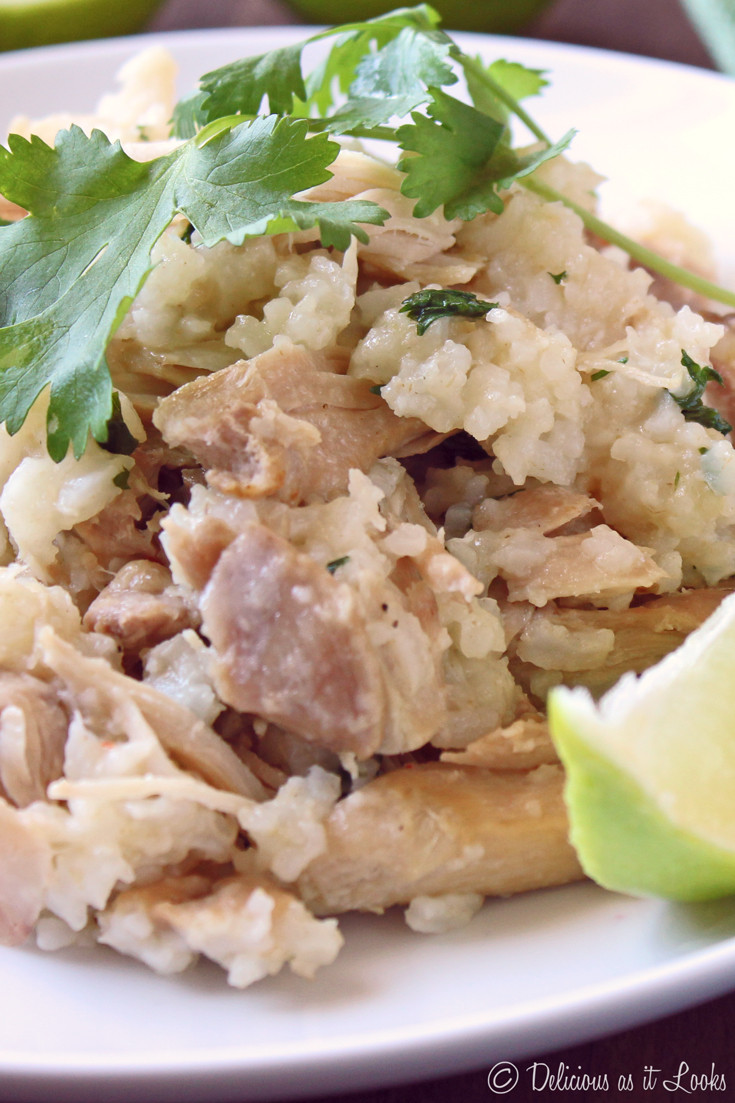 Slow Cooker Chicken Thighs Rice
 Delicious as it Looks Slow Cooker Cilantro Lime Chicken