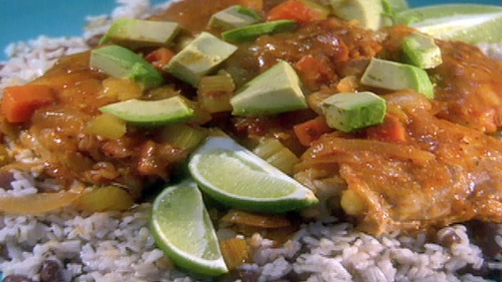 Slow Cooker Chicken Thighs Rice
 Slow cooker chipotle lime chicken thighs with Jamaican