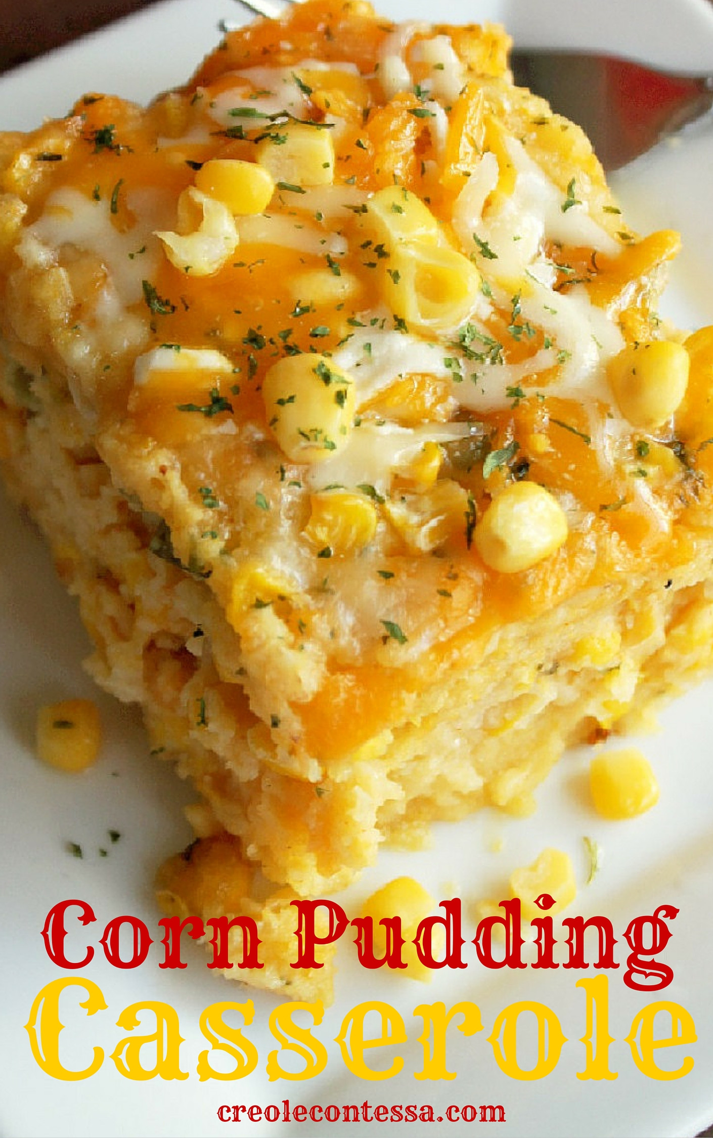 Slow Cooker Corn Casserole
 Slow Cooker Cornbread Pudding Casserole Creole Contessa