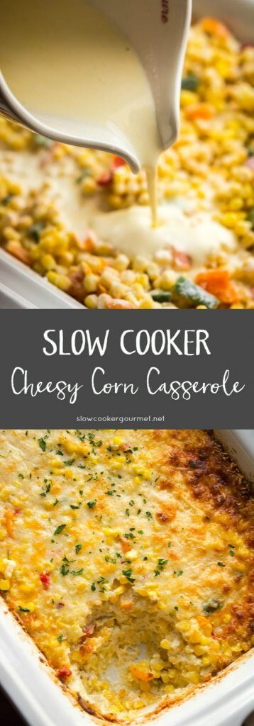 Slow Cooker Corn Casserole
 Slow Cooker Cheesy Corn Casserole Slow Cooker Gourmet