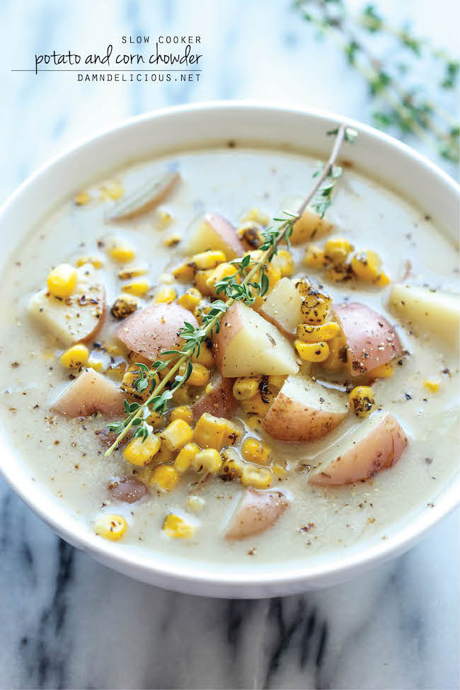 Slow Cooker Corn Chowder
 23 Dump Recipes to Save You Time Spaceships and Laser Beams